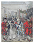 Margaret Nicholson Attempting to Assassinate His Majesty, George III (1738-1820) Giclee Print by Robert Dighton
