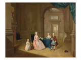 Portrait of a Group of Children, C.1743 (Oil on Canvas) Giclee Print by Arthur Devis