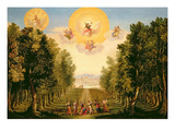 Prologue: the Delightful Woodland Island of Naxos (Oil on Canvas) Giclee Print by Giacomo Torelli