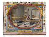 The Production of Gun Powder (Fresco) Giclee Print by Lodovico Buti
