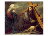 Christ at Calvary (Oil on Canvas) Giclee Print by Bartolome Esteban Murillo