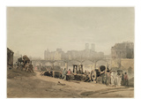 Ile De La Cite, Paris, (W/C on Wove Paper) Giclee Print by Richard Parkes Bonington