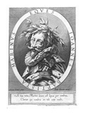 Giambattista Marino (Engraving) Giclee Print by Simon Vouet