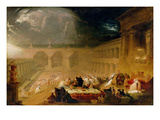 Belshazzar's Feast (Oil on Canvas) Giclee Print by John Martin