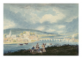 Rochester, from the North, C.1790 (W/C over Pencil with Wash on Paper) Giclee Print by Thomas Girtin