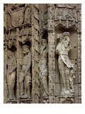 Sculptural Detail of the Left Jamb of the Entrance Facade, Built 1488-96 (Stone) Giclee Print by  Spanish
