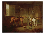 The Blacksmith's Shop, C.1810-20 (Oil on Canvas) Giclee Print by Henry Bernard Chalon
