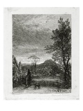 The Skylark (Etching) Giclee Print by Samuel Palmer