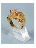 Horse Ring of Ramesses Ii (1279-1213) New Kingdom (Gold) Giclee Print by  Egyptian 19th Dynasty