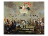 Allegory of Fortune, C.1730 (Oil on Canvas) Reproduction procédé giclée par Balthasar Nebot