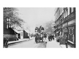 View of Church Street, Kensington C.1906 (B/W Photo) Giclee Print by  English Photographer