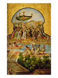 The Royal Procession of Montezuma En Route to Meet the Spanish (Oil on Canvas) Giclee Print by  Spanish