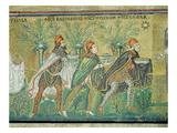The Procession of the Three Kings (Mosaic) Reproduction procédé giclée par  Byzantine
