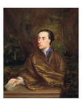 Alexander Pope (1688-1744) 1738 (Oil on Canvas) Giclee Print by Jonathan Richardson