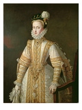 Anne of Austria (1549-80) Queen of Spain, C.1571 (Oil on Canvas) Giclee Print by Alonso Sanchez Coello