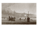 Eskimaux Coming Towards the Boats in Shoalwater Bay, July 7, 1826 Giclee-vedos tekijänä George Back