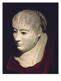 Head of a Woman (Painted Stucco) Giclee Print by  Egyptian