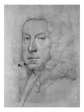 Self Portrait, C.1738 (Chalk on Paper) Giclee Print by Jonathan Richardson