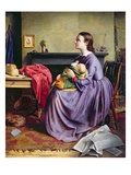 Lord, Thy Will Be Done, 1855 (Oil on Canvas) Giclee Print by Philip Hermogenes Calderon