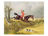 Clearing a Ditch, 1839 (Oil on Panel) Giclee Print by John Frederick Herring Snr