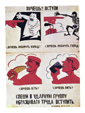 Do You Want to Join', Rosta Window No.867, 1921 (Colour Litho) Giclee Print by Vladimir Mayakovsky