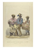 Band of the Jaw-Bone John-Canoe, Illustration from 'sketches of Character...', 1837 (Colour Litho) Giclee Print by Isaac Mendes Belisario