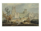 View of Ely Cathedral (Pencil and W/C on Paper) Giclee Print by Joseph Mallord William Turner