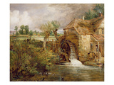 Mill at Gillingham, Dorset, 1825-26 (Oil on Canvas) Giclée-Druck von John Constable