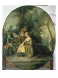 Concert in the Park, 1725 Giclee Print by Nicolas Lancret