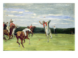 Polo Player in Jenischpark, Hamburg, 1903 (Oil on Canvas) Reproduction procédé giclée par Max Liebermann