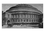 View of the Albert Hall, C.1900 (B/W Photo) Giclee Print by  English Photographer
