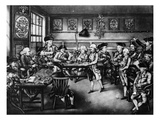 The Court of Equity or Convivial City Meeting, 1779 (Mezzotint) Giclee Print by Robert Dighton