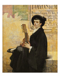In Spain, 1882 (Oil on Canvas) Giclee Print by Louis Montegut