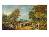 Allegory of the Truce of 1609 Between the Netherlands and Spain, 1616 (Oil on Panel) Giclee Print by Adriaen Pietersz. Van De Venne