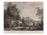 Shooting, Plate 1, Engraved by William Woollett (1735-85) 1769 (Fifth State Engraving and Etching) Giclee Print by George Stubbs