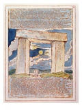 And This the Form of Mighty Hand...', Plate 70 from 'Jerusalem' (Bentley Copy E) 1804-20 Giclee Print by William Blake