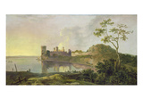 Summer Evening (Caernarvon Castle) C.1764-65 (Oil on Canvas) Reproduction procédé giclée par Richard Wilson
