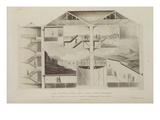 Section of the Rotunda, Leicester Square Giclee Print by Robert Mitchell