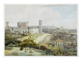 A View of Rome Taken from the Pincio, 1776 (W/C over Graphite on Antique Laid Paper) Giclee Print by William Pars