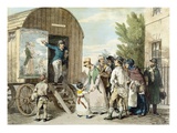 The Fairs: the Show, C.1821 (Colour Litho) Reproduction procédé giclée par John Augustus Atkinson