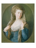 Portrait of a Woman, Traditionally Identified as Margaret Stuart, Lady Hippisley, 1785 Giclée-tryk af Pompeo Girolamo Batoni Portrait of a Woman, Traditionally Identified as Margaret Stuart, Lady Hippisley, 1785 Giclée-tryk af Pompeo Girolamo Batoni