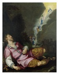 Jacob's Dream, 1593 (Oil on Canvas) Giclee Print by Ludovico Cardi da Cigoli