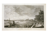 A View from Somerset Gardens to Westminster Bridge, Engraved by Johann Sebastian Mueller Giclee Print by Antonio Canaletto