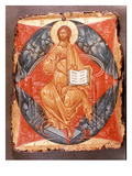 Icon (Tempera on Panel) Giclée-Druck von Andrei Rublev
