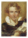 Self Portrait, 1823 (Oil on Paper on Panel) Giclee Print by William Etty