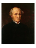 John Stuart Mill, 1873 (Oil on Canvas) Giclee Print by George Frederic Watts