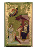 The Annunciation (Tempera and Gold on Panel) Giclee Print by Simone Dei Crocifissi