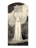 Moses Receiving the Law, C.1780 (Brush and Black Ink over Graphite on Paper) Giclee Print by William Blake