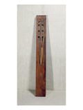 Palette Belonging to the Painter Dedia, from Thebes, New Kingdom (Wood) Giclee Print by  Egyptian 19th Dynasty