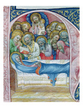 Ms Xiii a 12 Burial of the Virgin, from 'Liber Viaticus' by Jean De Stredy, after 1360 (Vellum) Giclee Print by  Czech